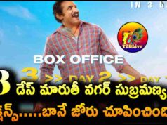 Maruthi Nagar Subramanyam 3 Days WW Collections