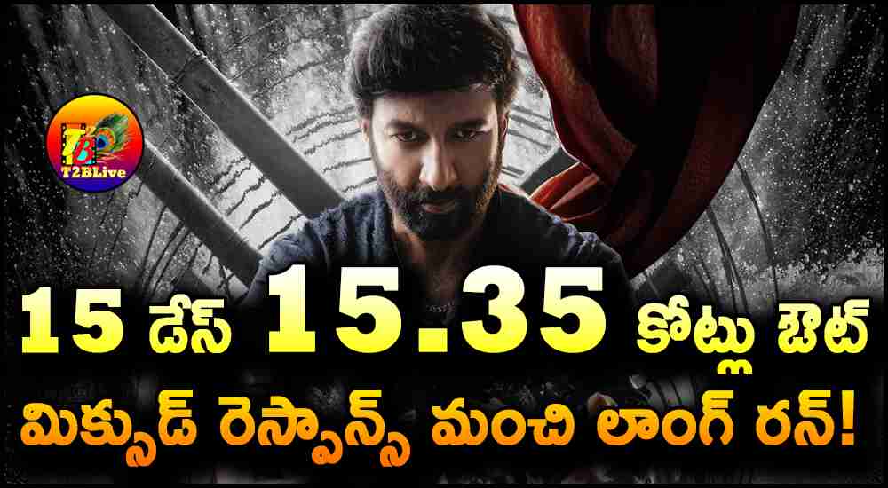 Gopichand Viswam Movie 15 Days Total WW Collections