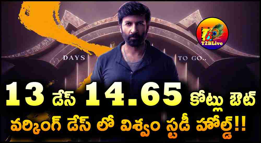 Gopichand Viswam Movie 13 Days Total WW Collections