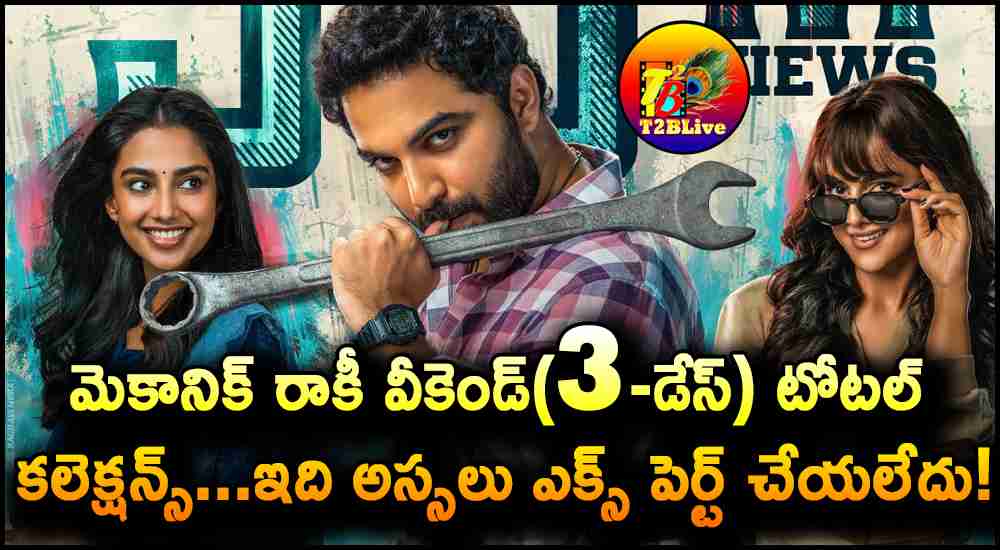 Vishwak Sen Mechanic Rocky 3 Days Total WW Collections