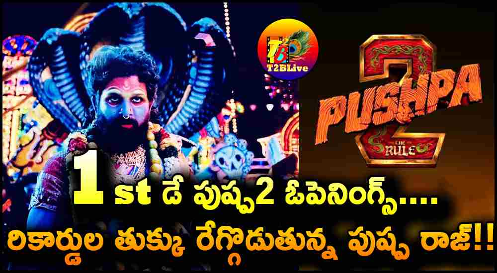 Pushpa2 Movie 1st Day Box Office Collections Openings